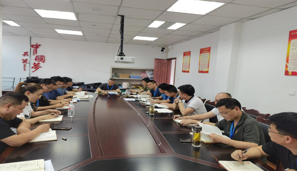 集團(tuán)公司黨委委員、副總經(jīng)理劉林為二支部上專題黨課